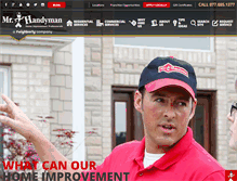 Tablet Screenshot of mrhandyman.com