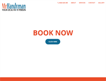 Tablet Screenshot of mrhandyman.com.au